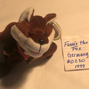 Funnie the Fox 1999 Coke Beanie Baby